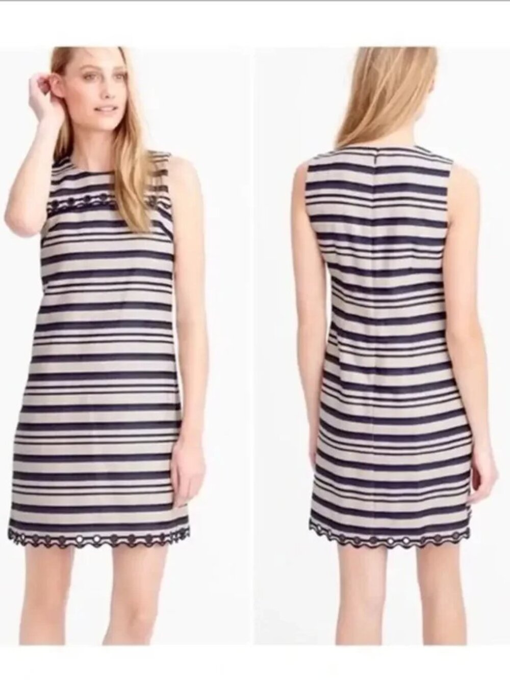J Crew Women’s Shift Dress Blue Navy Size 00
